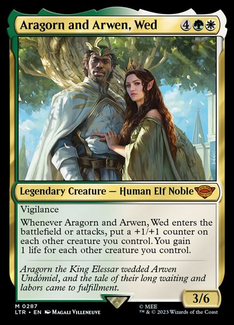 Aragorn and Arwen, Wed (287)