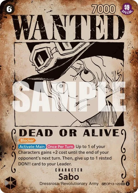 Sabo (OP13-120) - Wanted Poster