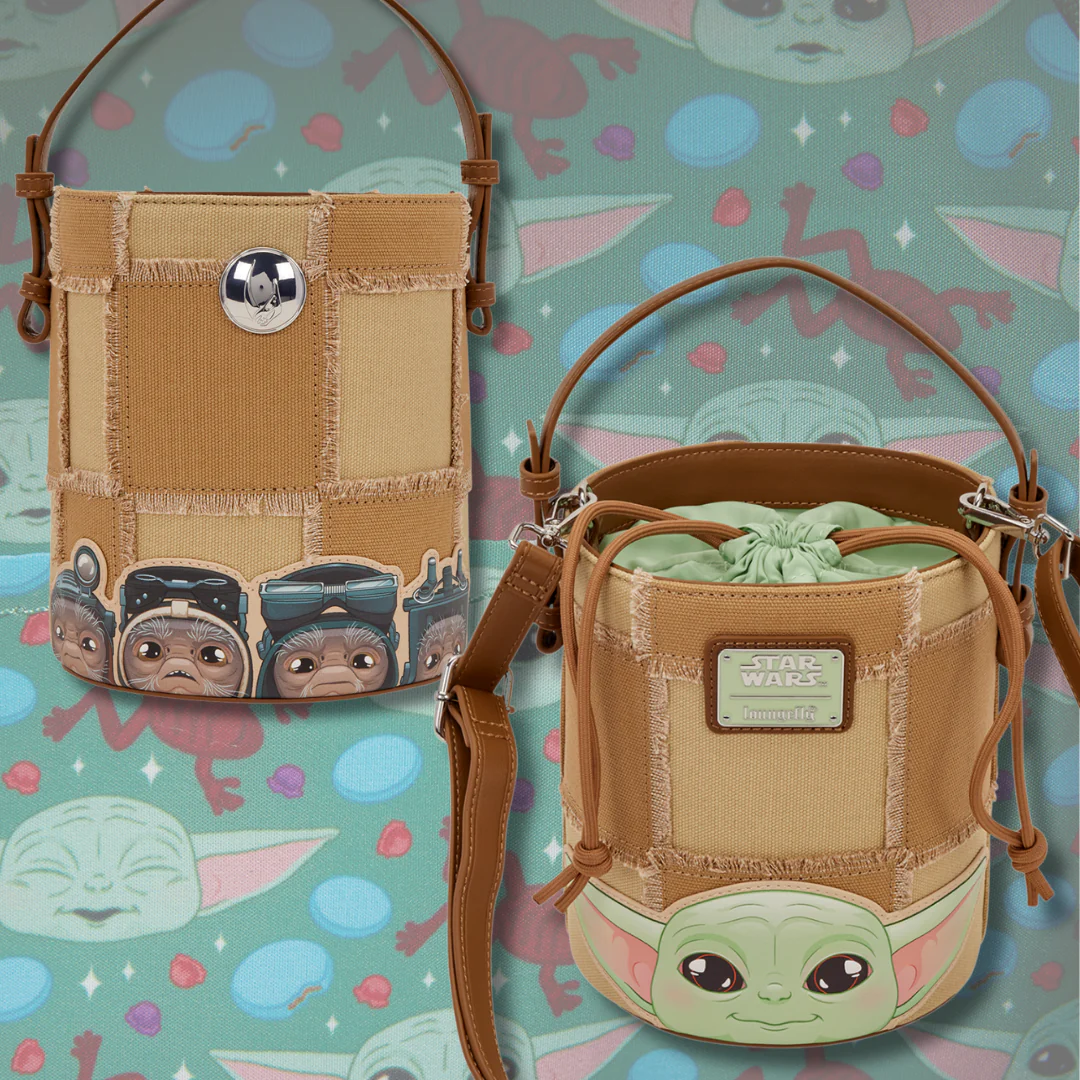 STAR WARS THE MANDALORIAN GROGU & ANZELLAN CROSSBODY BAG